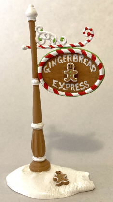 A-49Gx Gingerbread Express sign