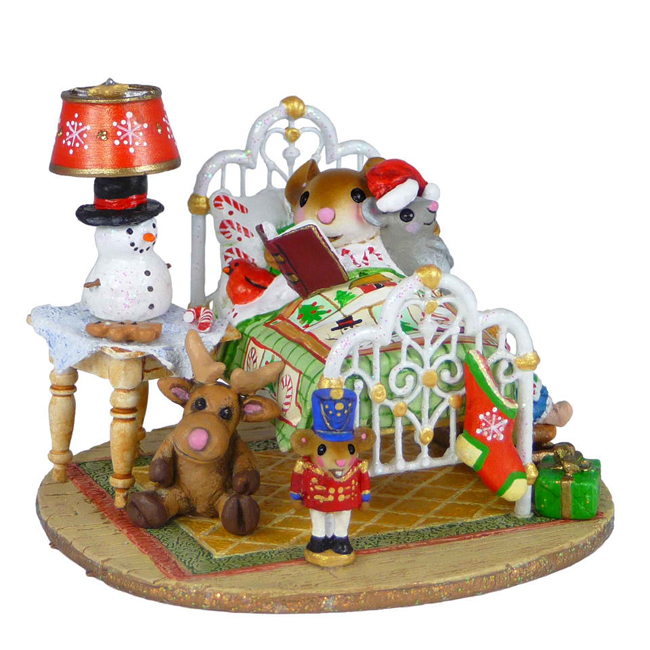 Wee Santa's Gingerbread House TM-4 Wee Forest Folk Christmas 