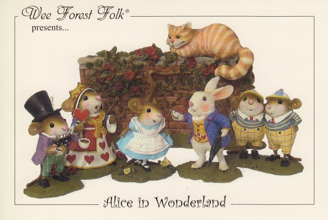 POST-AIW Postcard Alice in Wonderland series