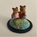 M-330sz Blueberry Bears on Globe